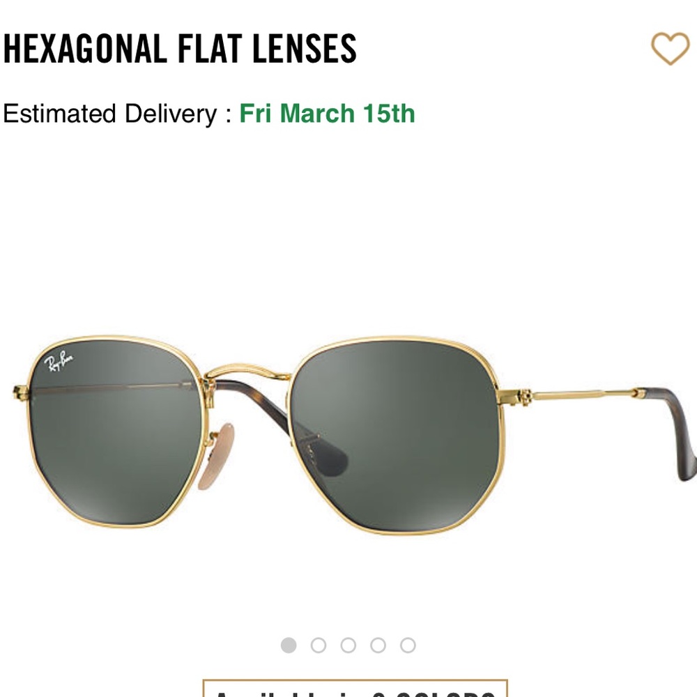 Polarized Ray-Ban Hexagonal Sunglasses